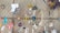 A variety of police and sheriff patches are attached to a chain-link fence. The patches include names like Louisville, Orange County, and Los Angeles County. There are also ribbons, wristbands, and small ornaments, including a white bow and a small baseball.