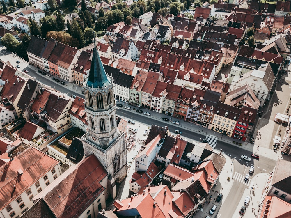 aerial view of city buildings during daytime