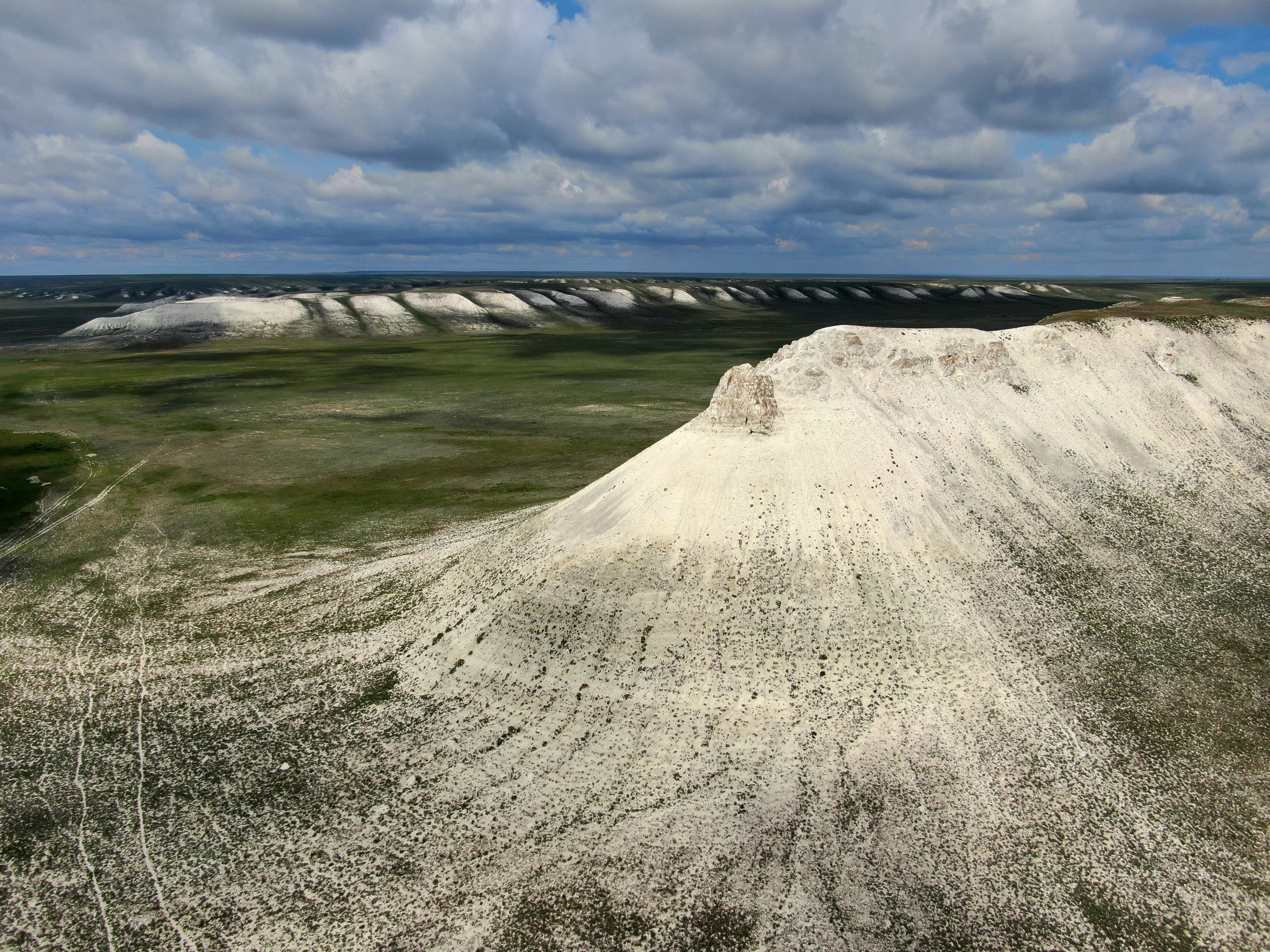 white sand near body of water under blue sky during daytime, Toryatbas mtn.