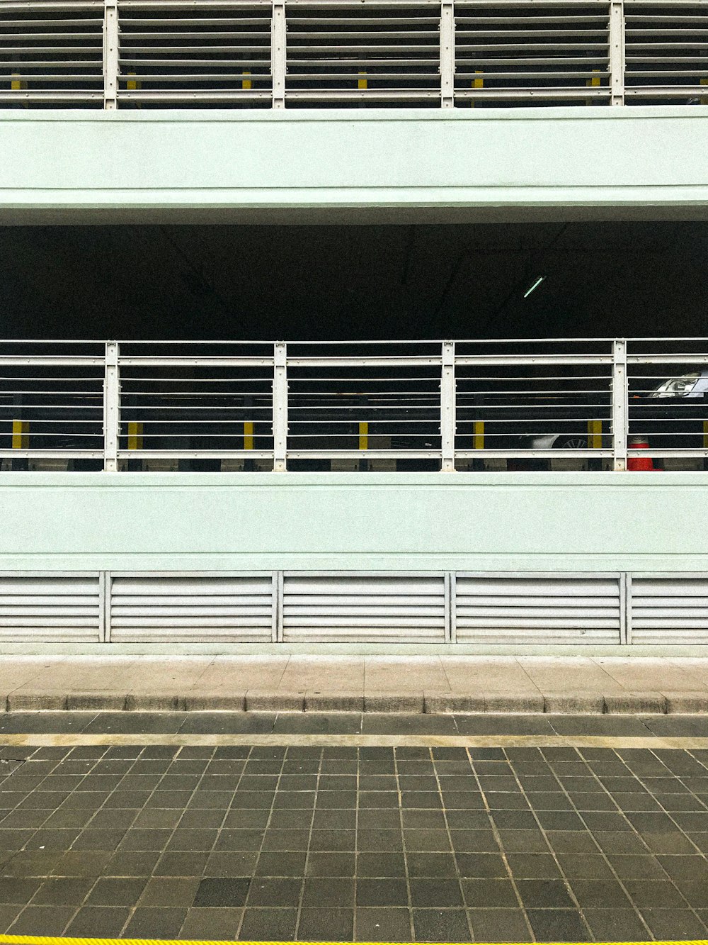 white and black concrete building