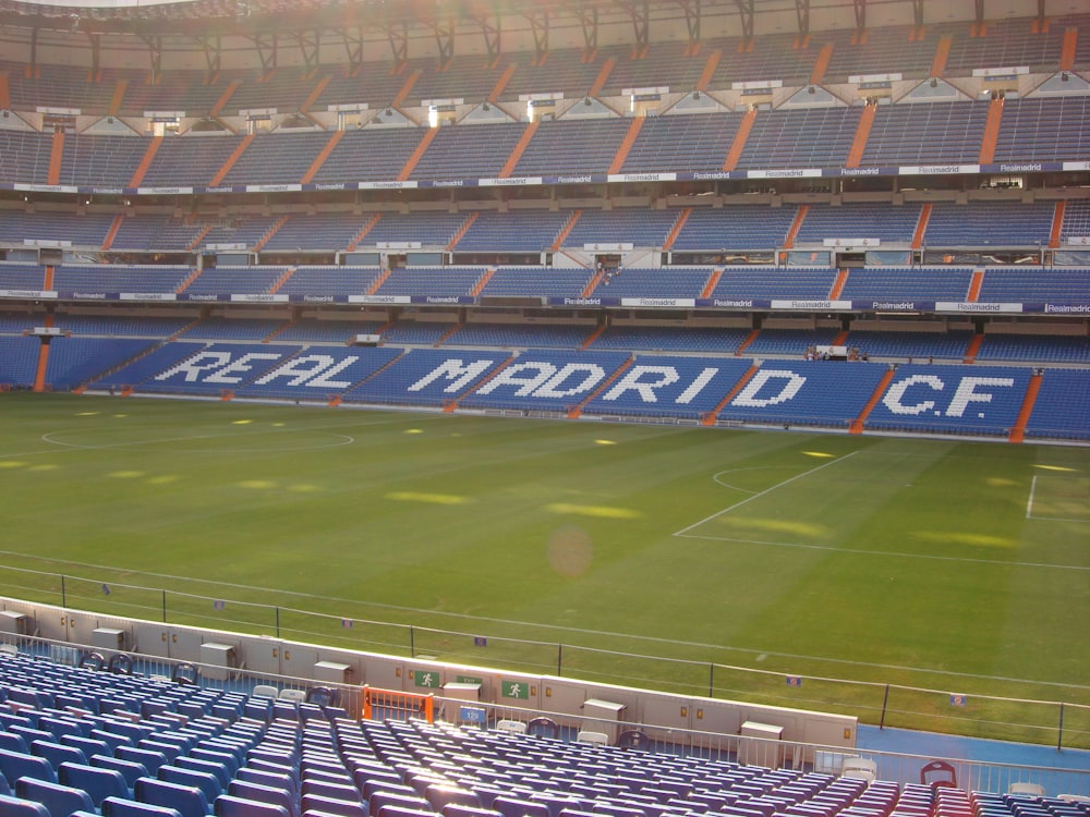 football stadium with people watching