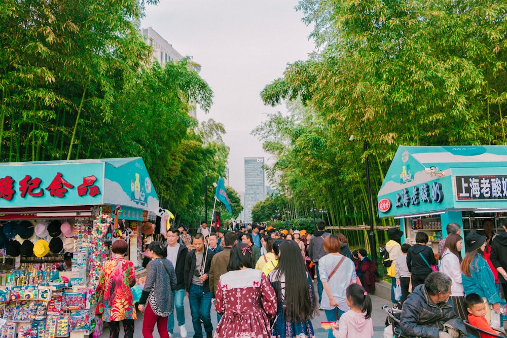 people walking on street during daytime