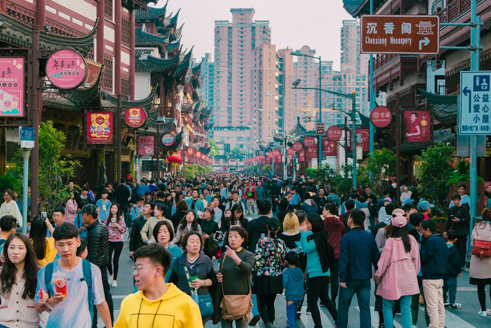 people walking on street during daytime