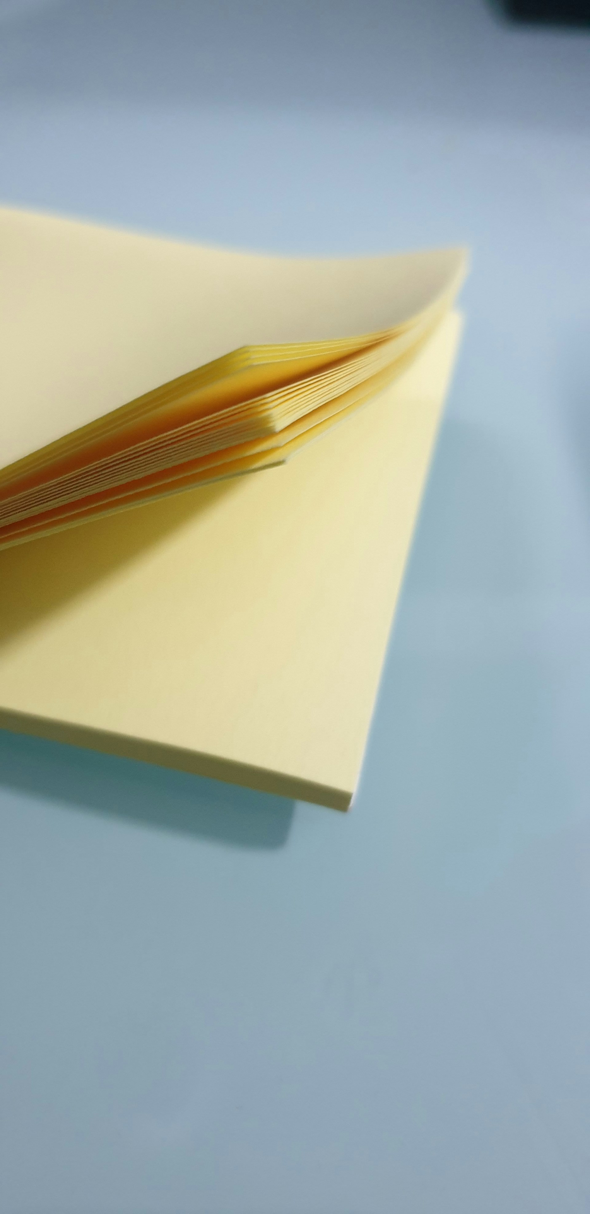 white paper on white table