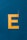 A large uppercase letter 'E' is prominently displayed in a bright yellow color against a textured dark teal background. The letter appears to be cut from a material and slightly raised from the surface, with visible cut marks and slight shadows.