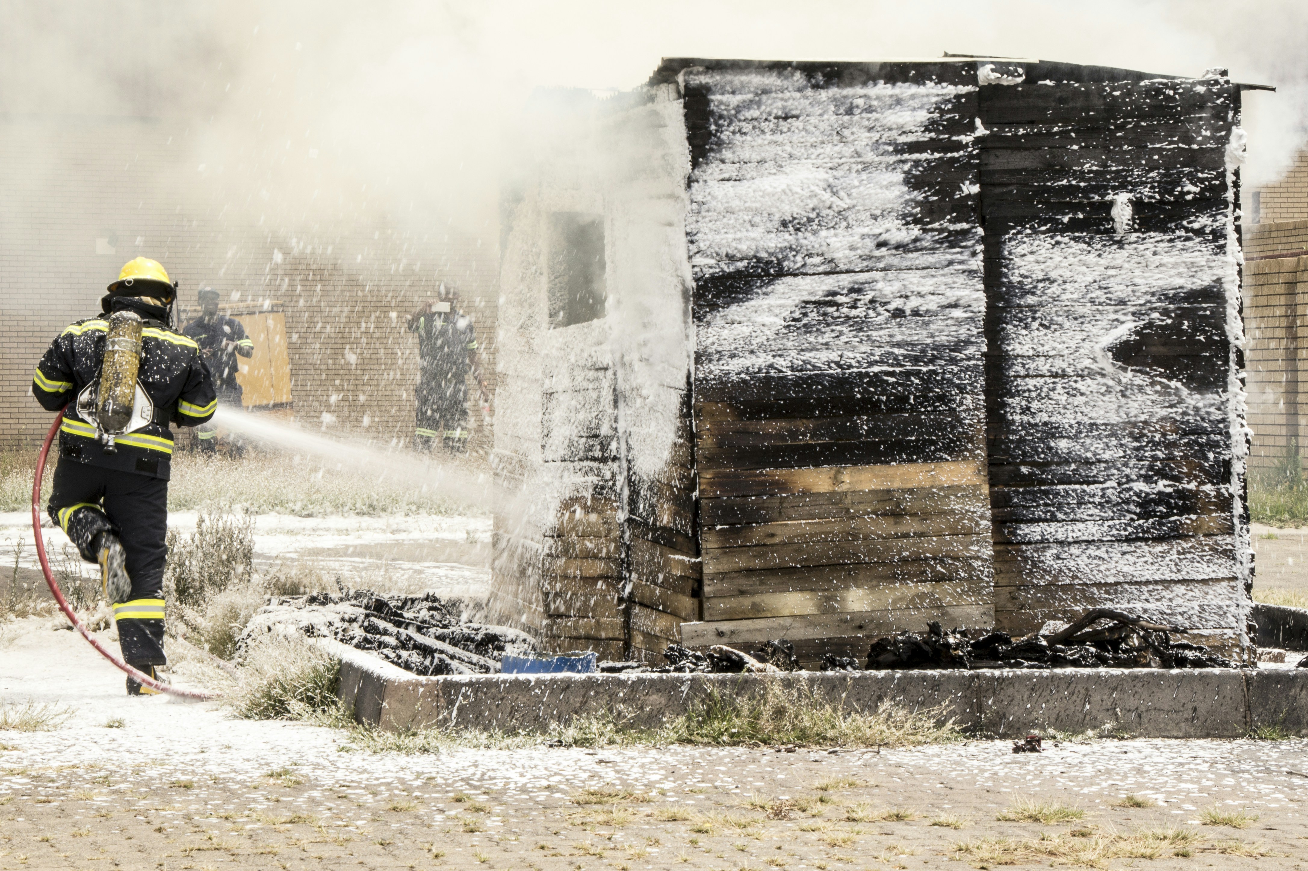 brown and black concrete building