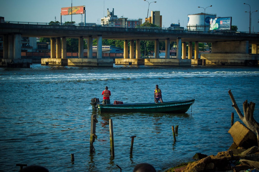 people riding on boat on water during daytime