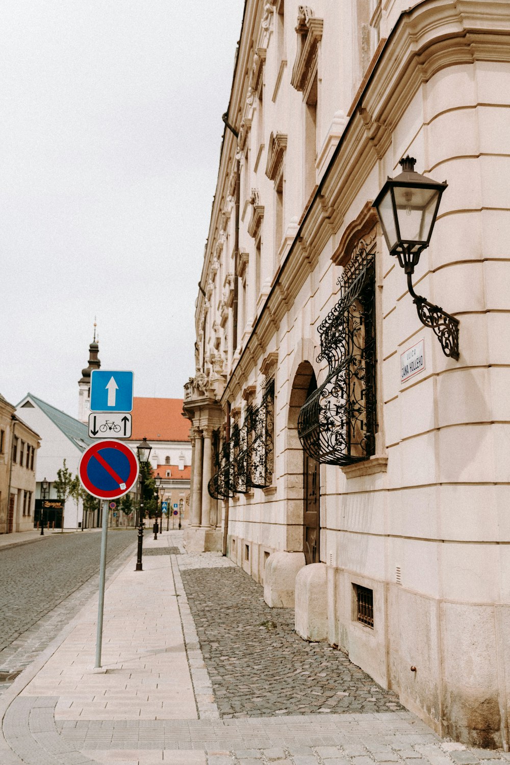 red and white stop sign on the street