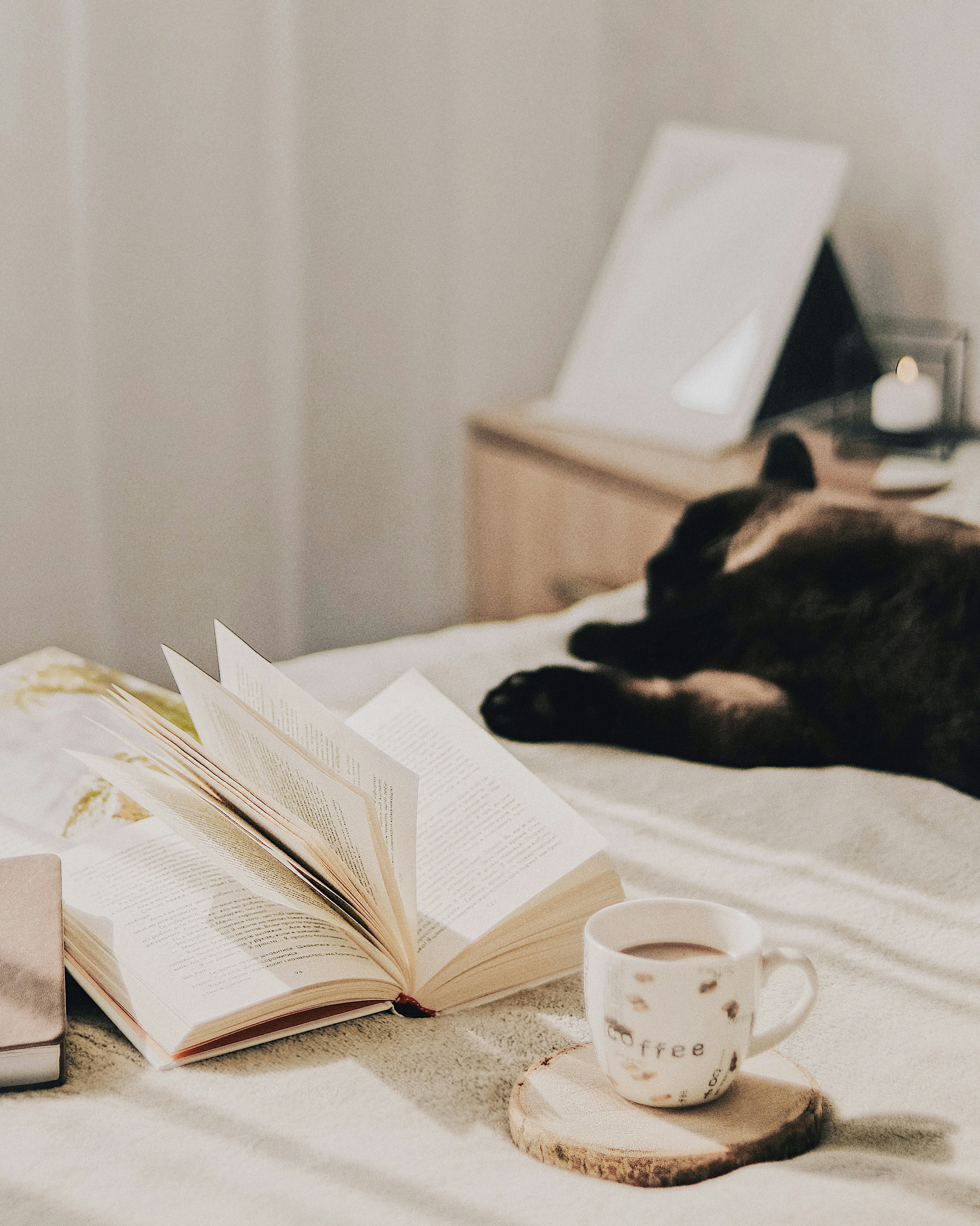 white ceramic mug on white paper
