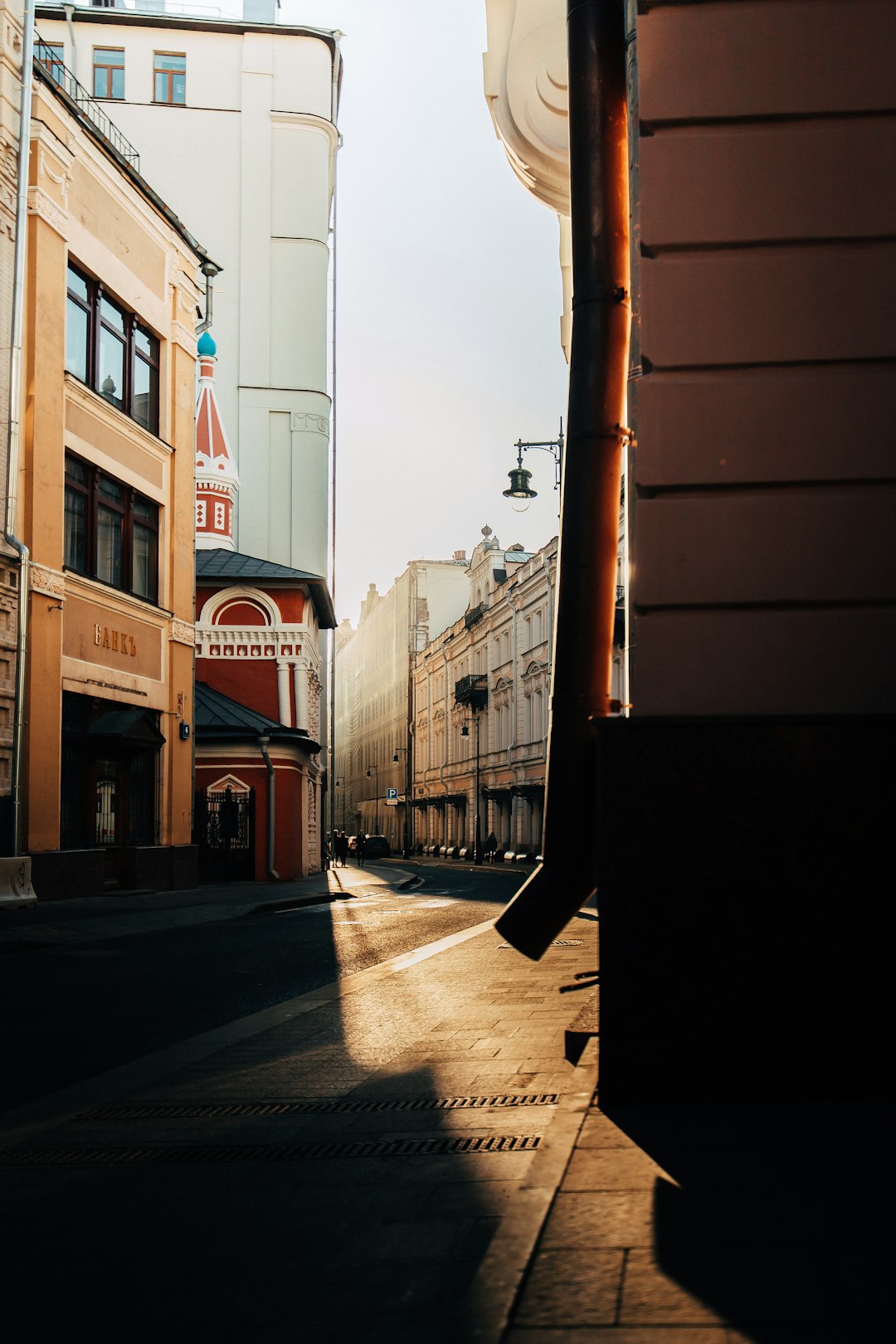 photo of Nikolskaya Street Town near St. Basil's Cathedral