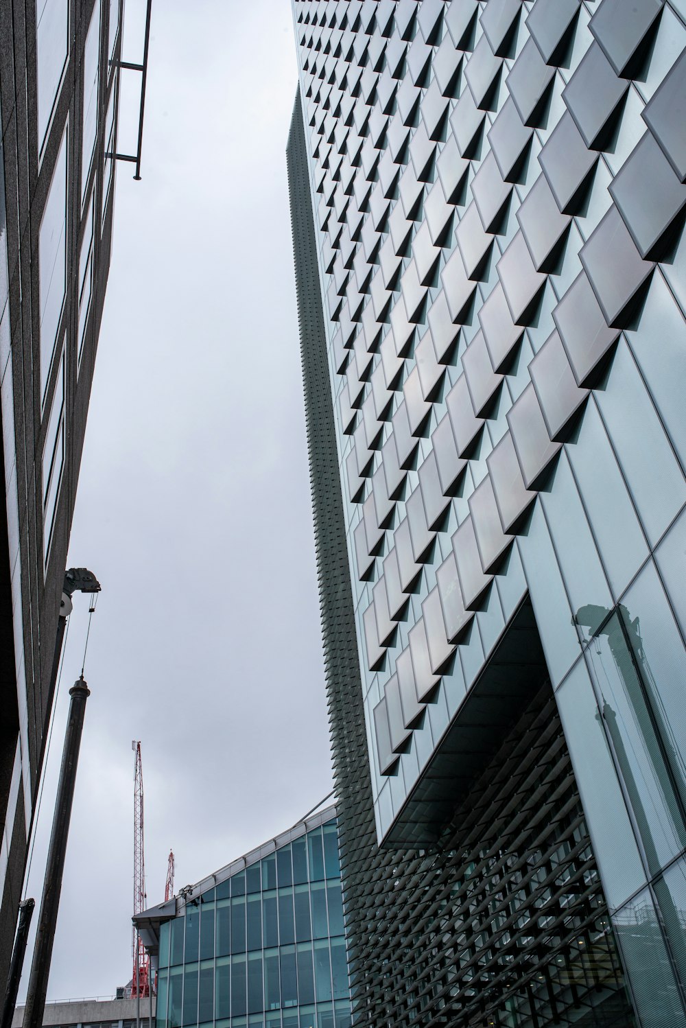 low angle photography of high rise building