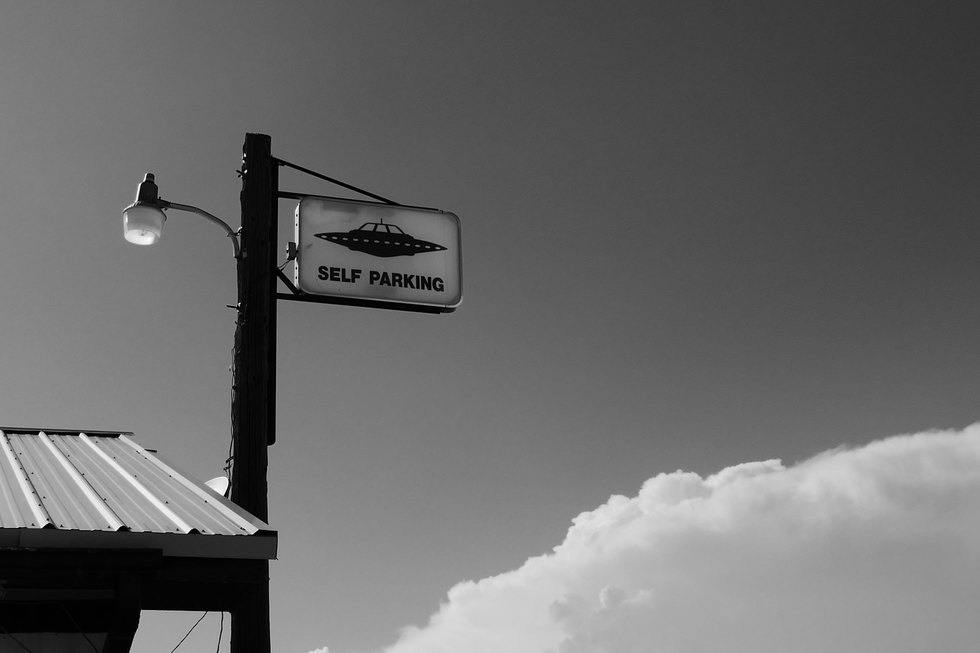 Sign in Rachel, NV near Area 51.  