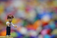 A miniature figure created from a photograph, demonstrating precision.