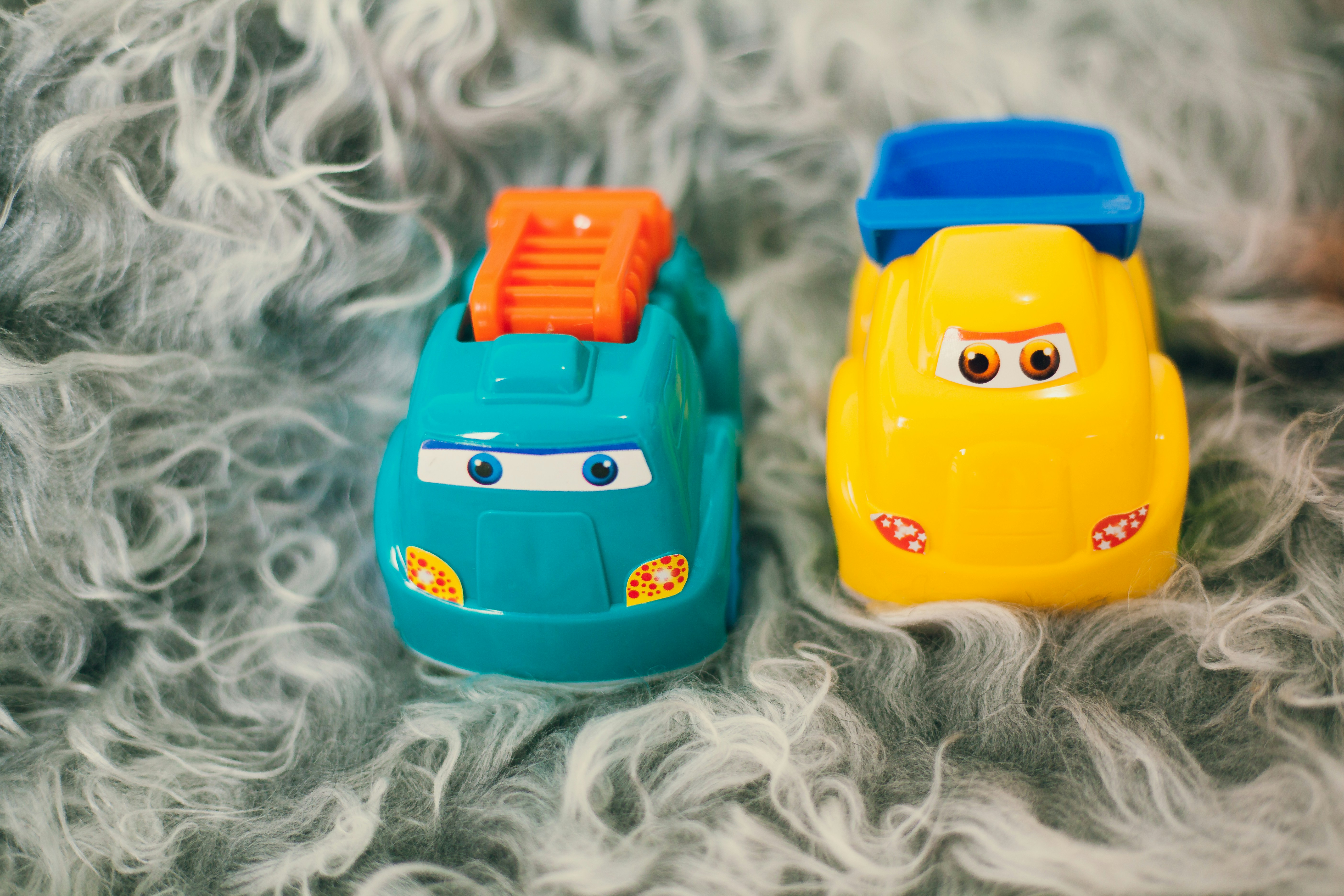 orange and black plastic toy