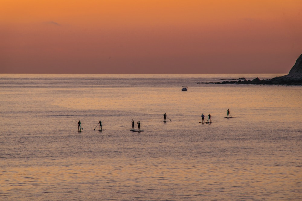 group of people on beach during daytime