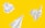 white paper on yellow background