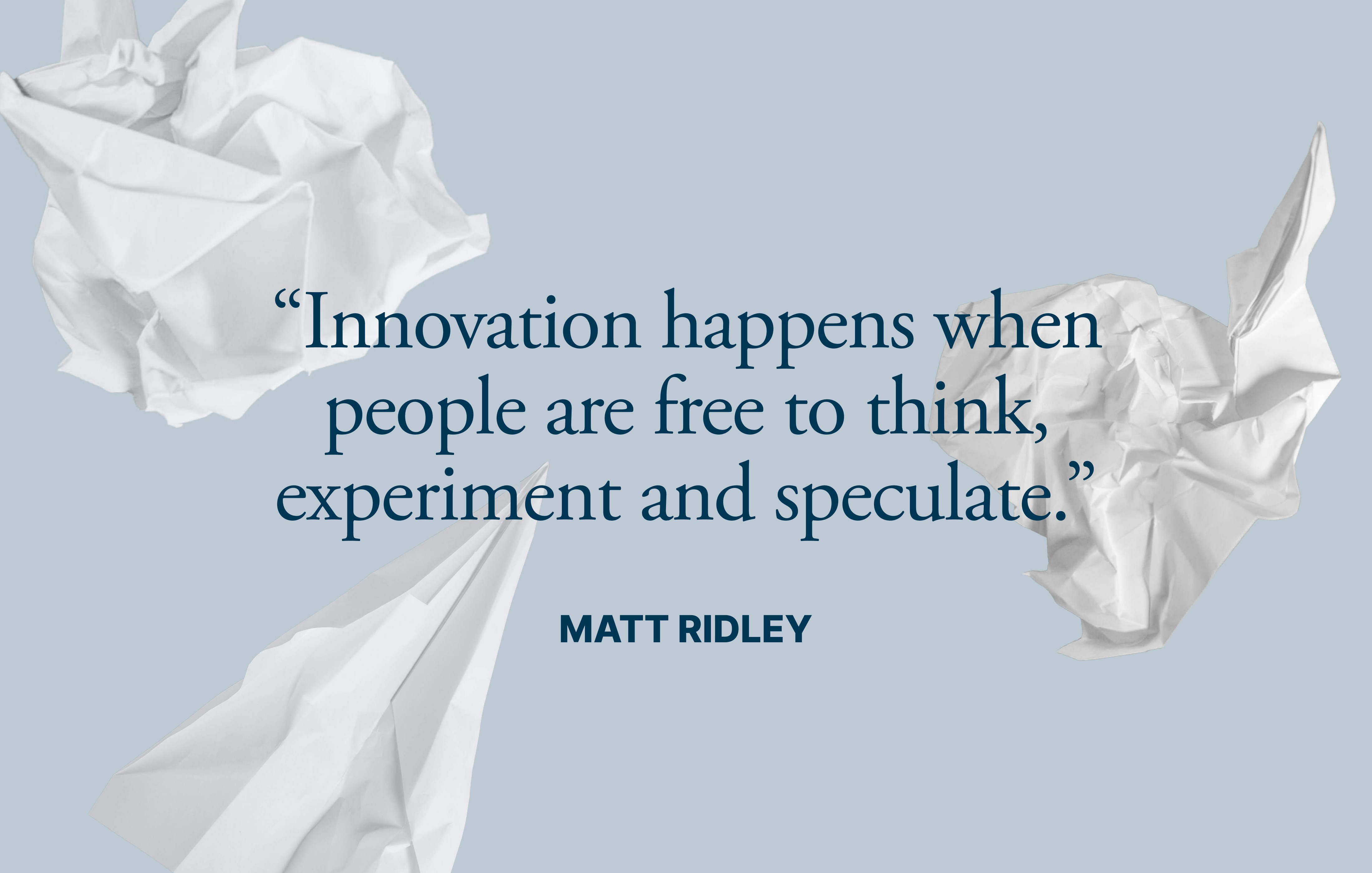 Building on his national bestseller The Rational Optimist, Matt Ridley chronicles the history of innovation, and how we need to change our thinking on the subject.