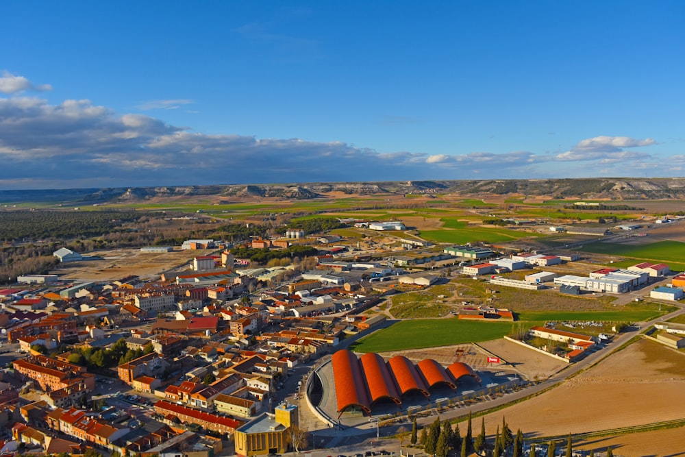 aerial view of city during daytime