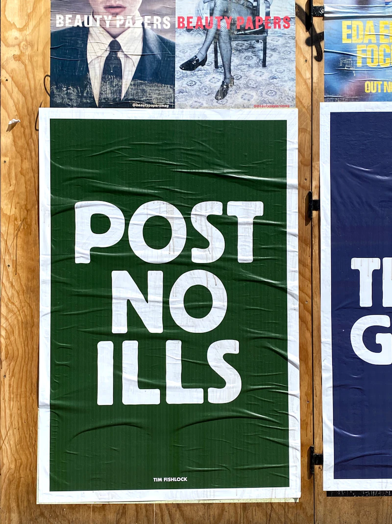 Post No Ills Print