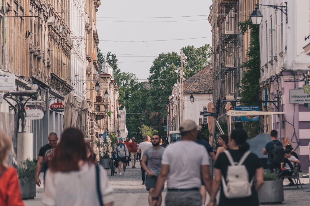 people walking on street during daytime