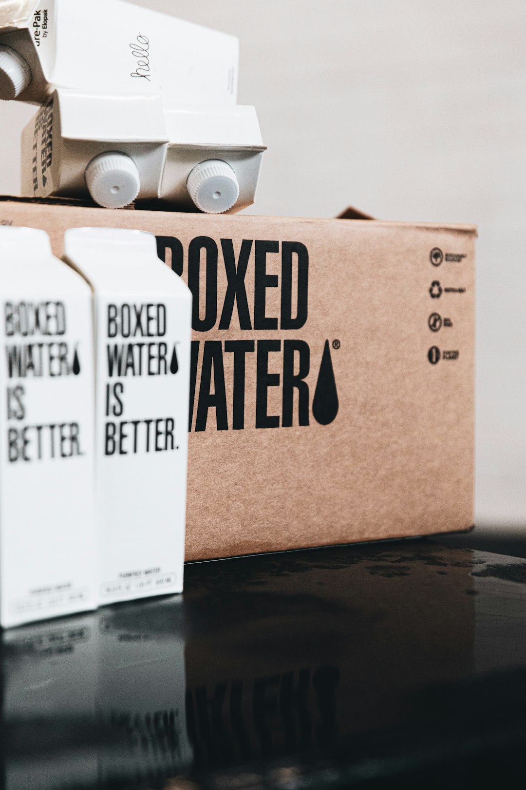 brown cardboard box with white ceramic mug