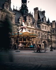 Paris City Hall in the Marais district for a guided walking tour.