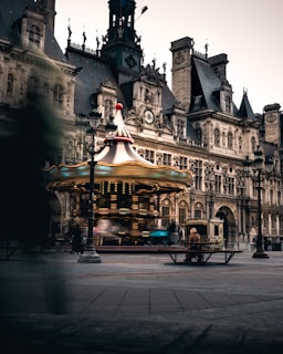 Paris City Hall in the Marais district for a guided walking tour.