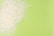 White rice grains are scattered over a bright green background, creating a contrast between the textures and colors.