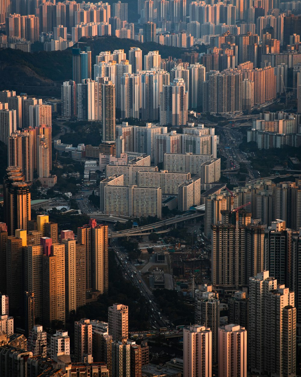 aerial view of city buildings during daytime