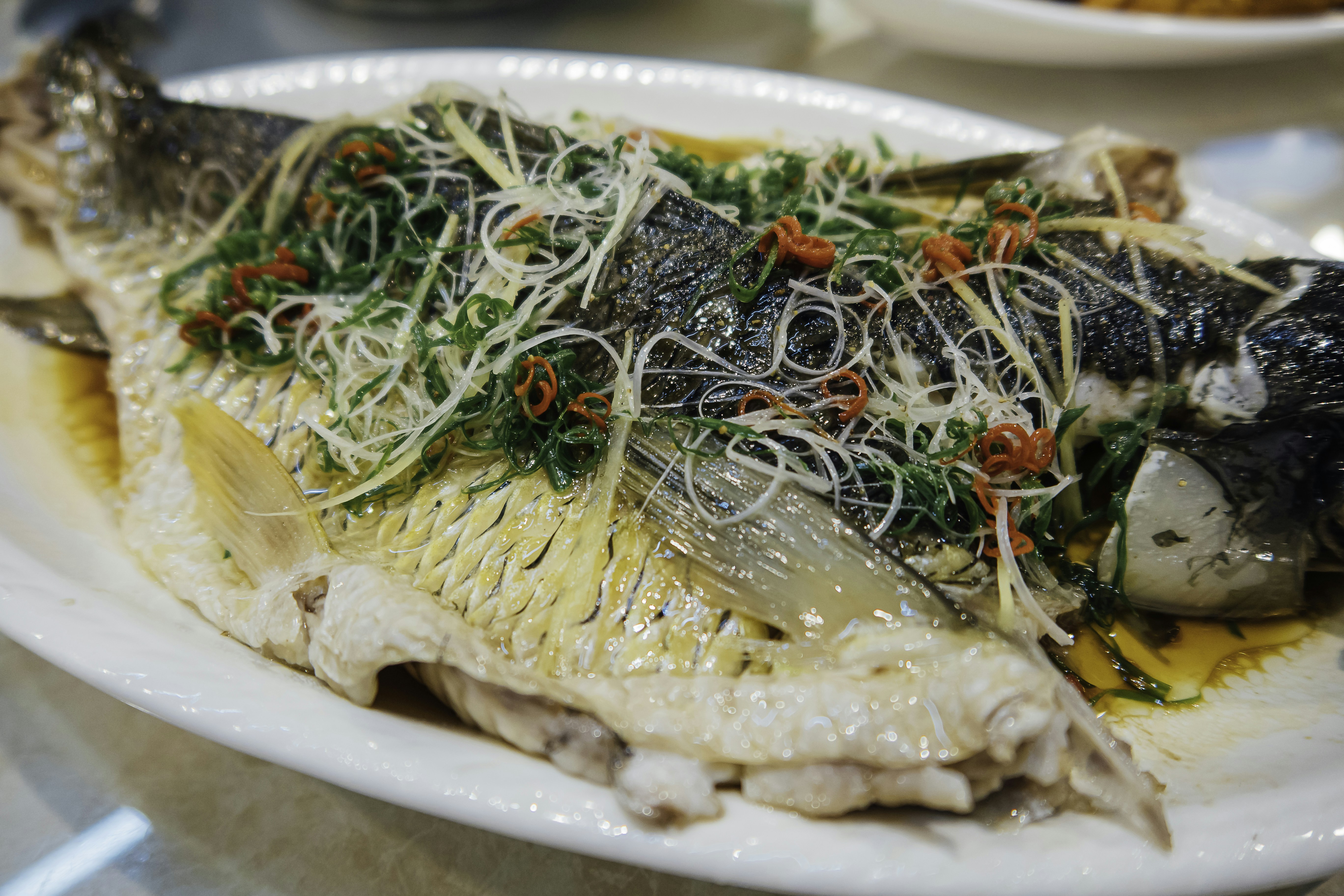 Steamed Whole Fish Cantonese