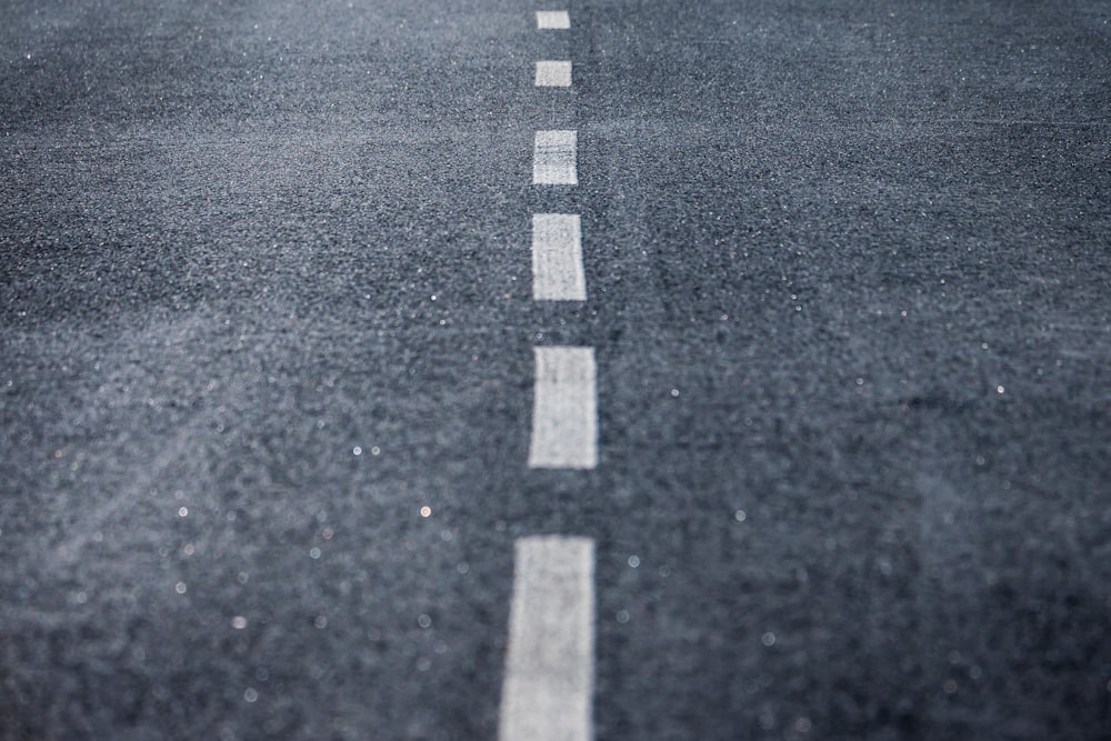 black and white pedestrian lane