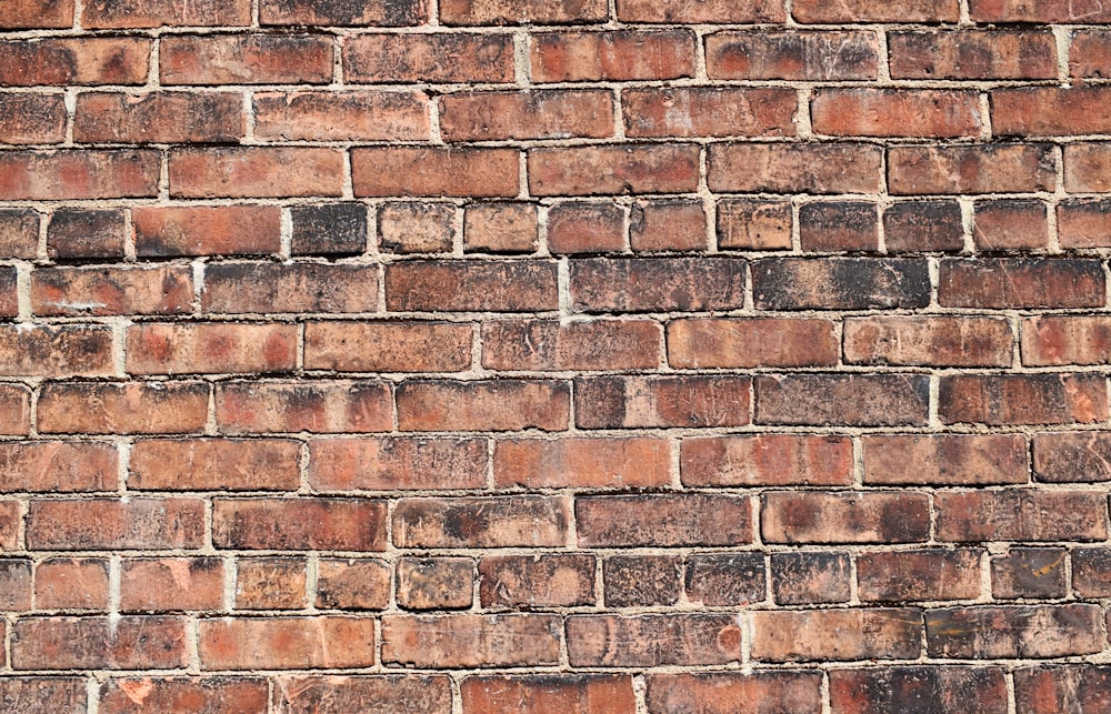 brown and black brick wall