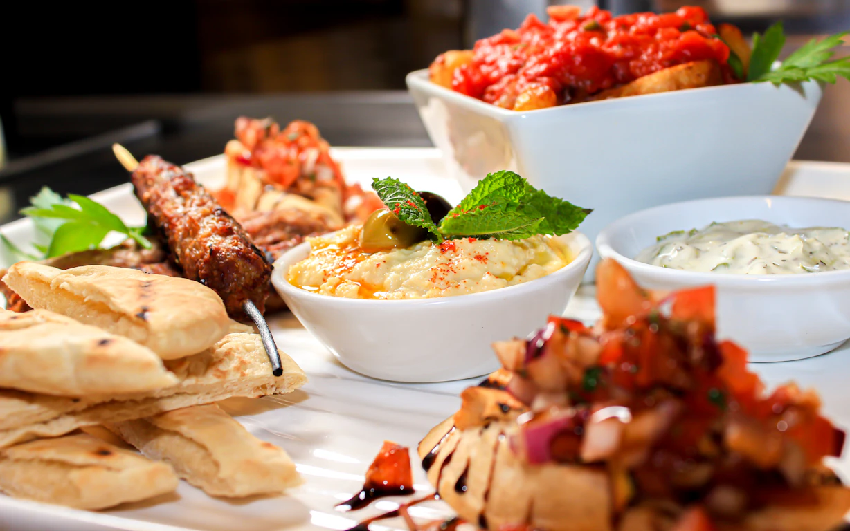 Delicious fresh Mediterranean seafood pasta
