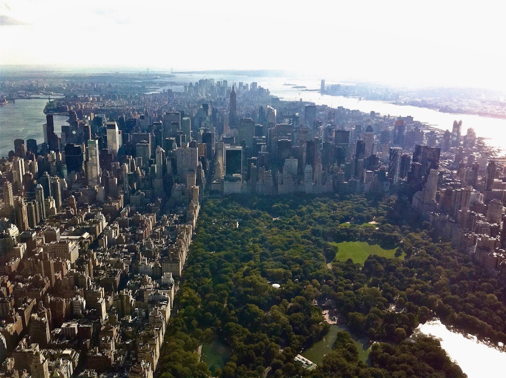 aerial view of city during daytime