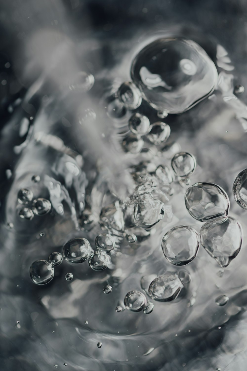 water droplets on glass surface