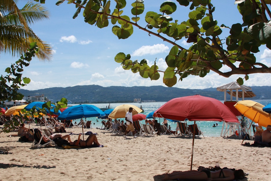 Negril Seven Mile Beach Jamaica 7-mile white-sand strip multiple World's Best Beach awards 90 min west Montego Bay