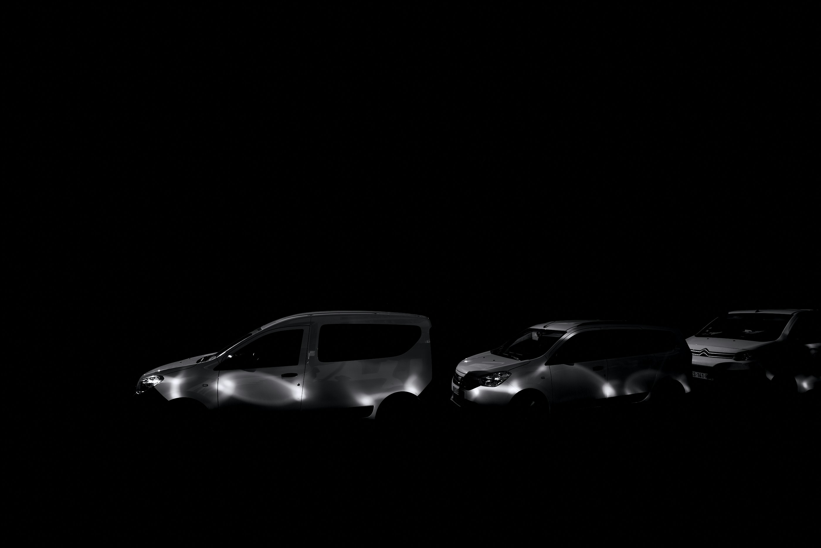 Ilustración 3D en blanco y negro