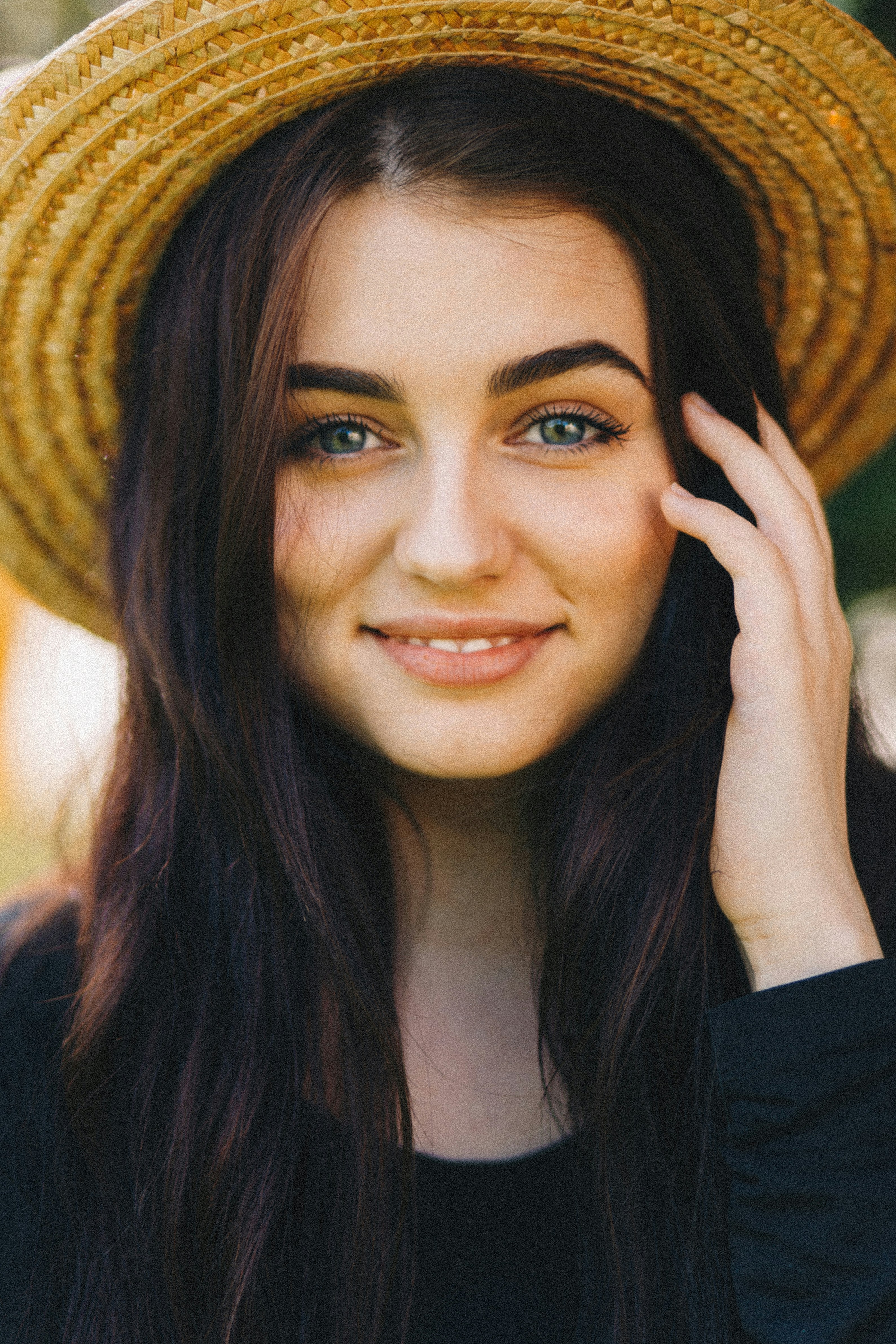 Senior with Radiant Skin