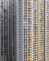 a very tall building with lots of windows