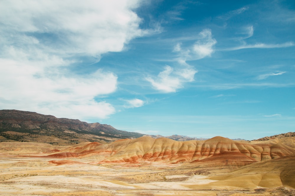 brown mountain under blue sky during daytime