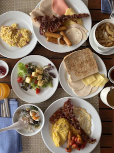 white ceramic plate with food