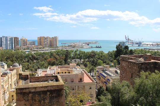 aerial view of city buildings during daytime in Alcazaba Spain