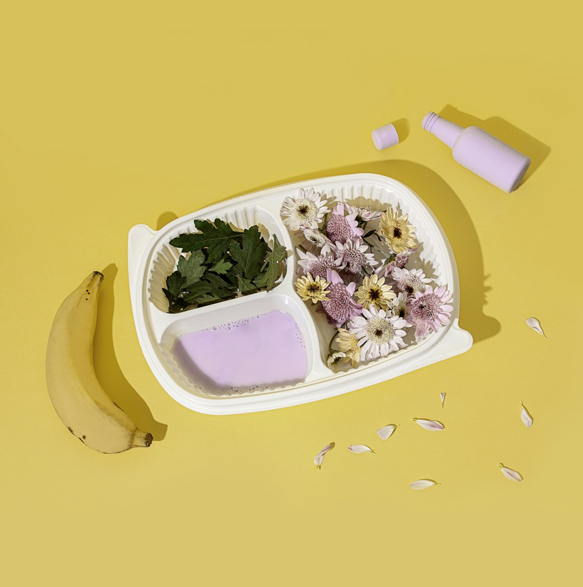 picky eater bento snack box with sliced vegetables and cheese in small ceramic bowl