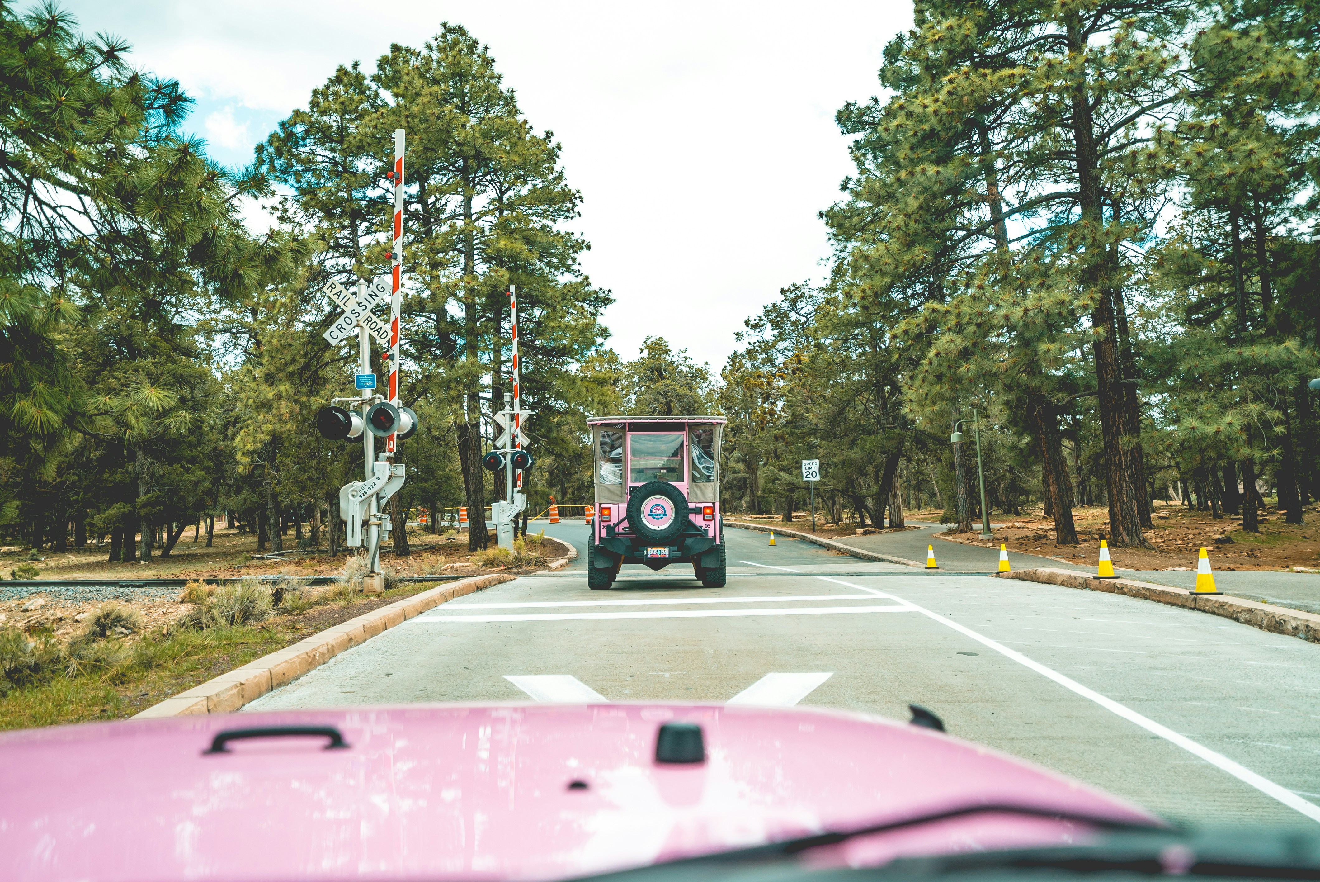 voiture noire et marron sur la route pendant la journée
