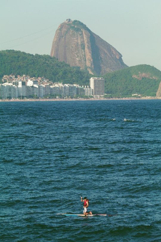 body of water near city buildings during daytime in Monumento Natural dos Morros do Pão de Açúcar e da Urca Brasil