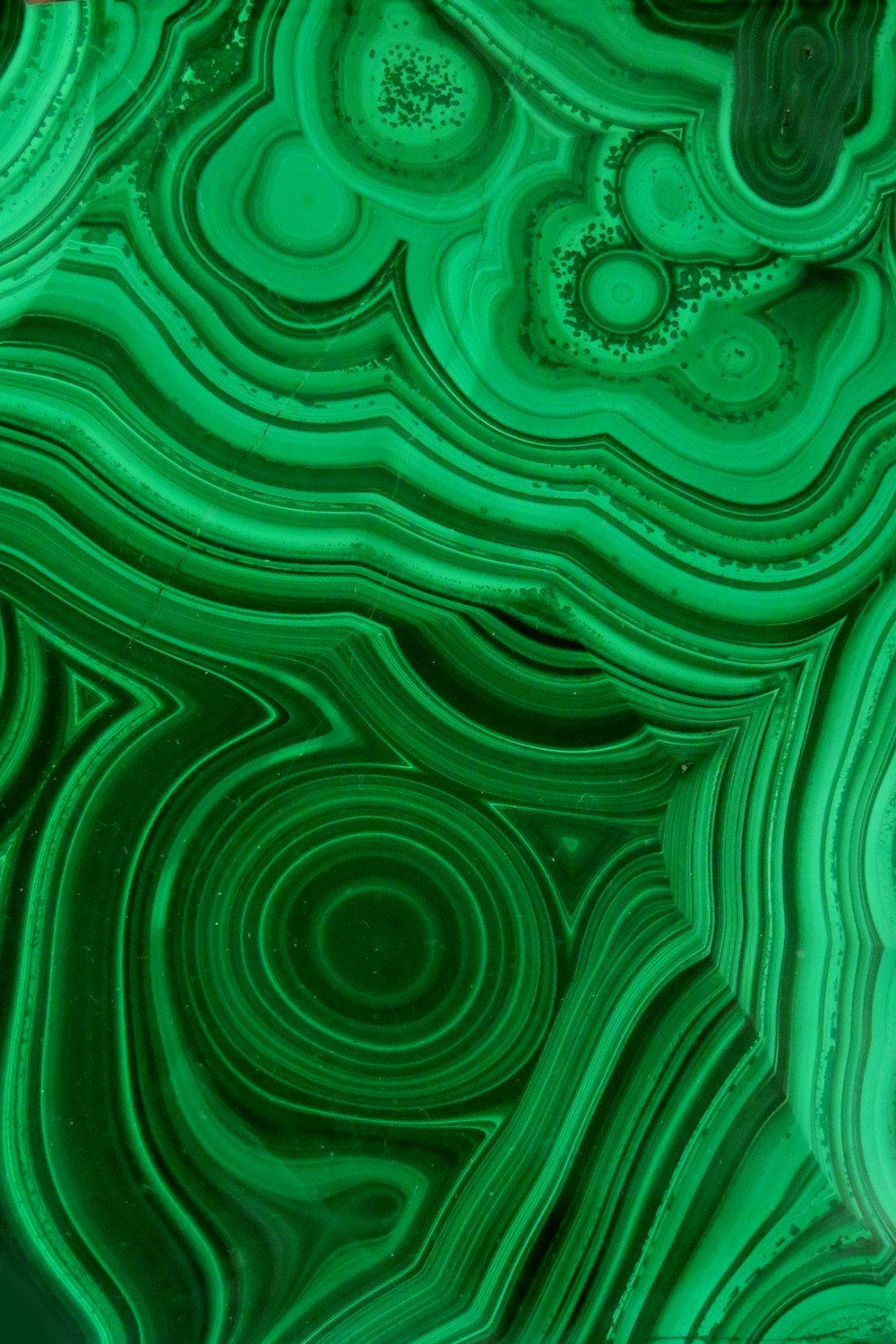 green and white abstract painting