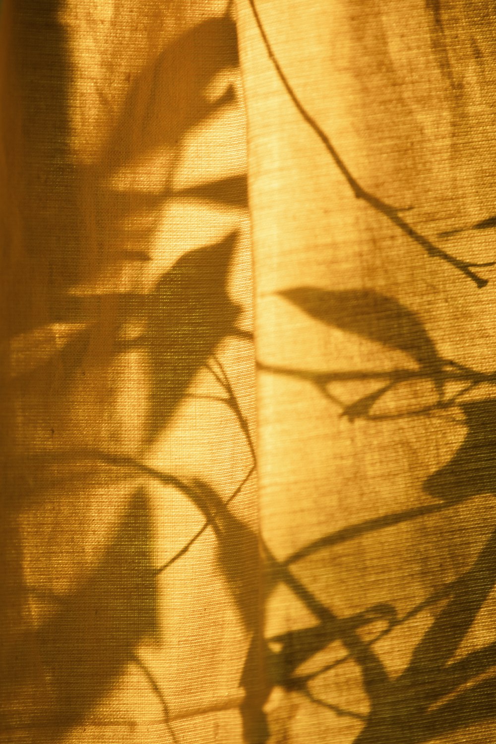 brown and black leaf print textile