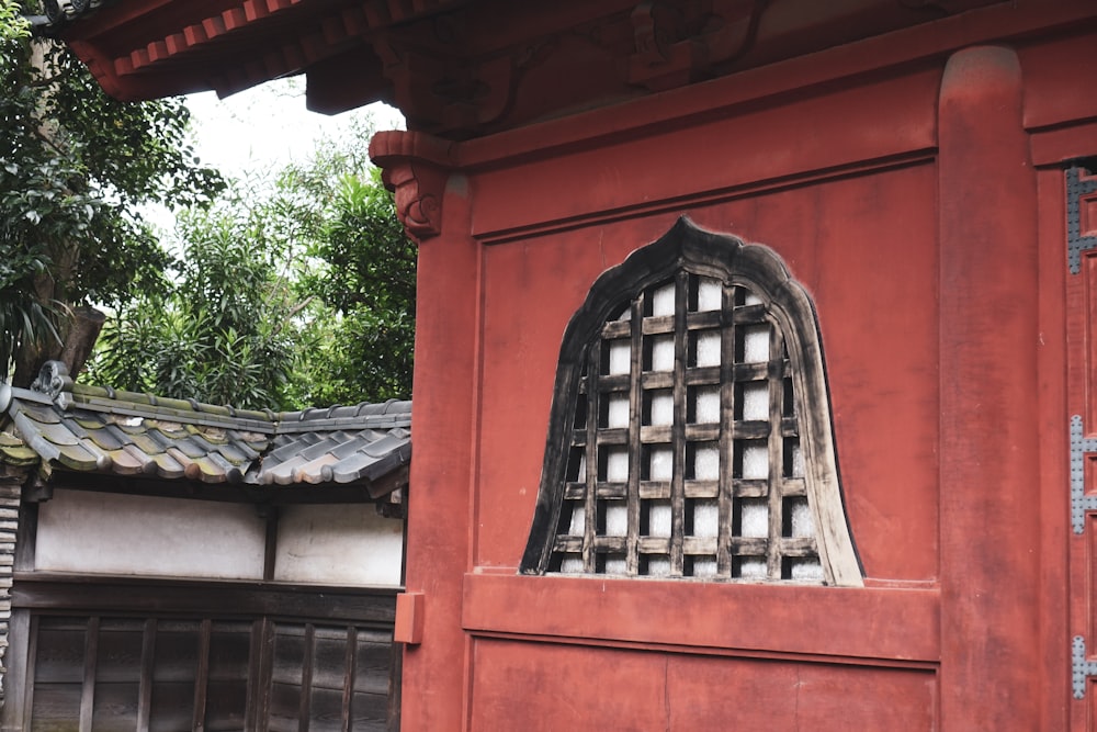 red and brown concrete building