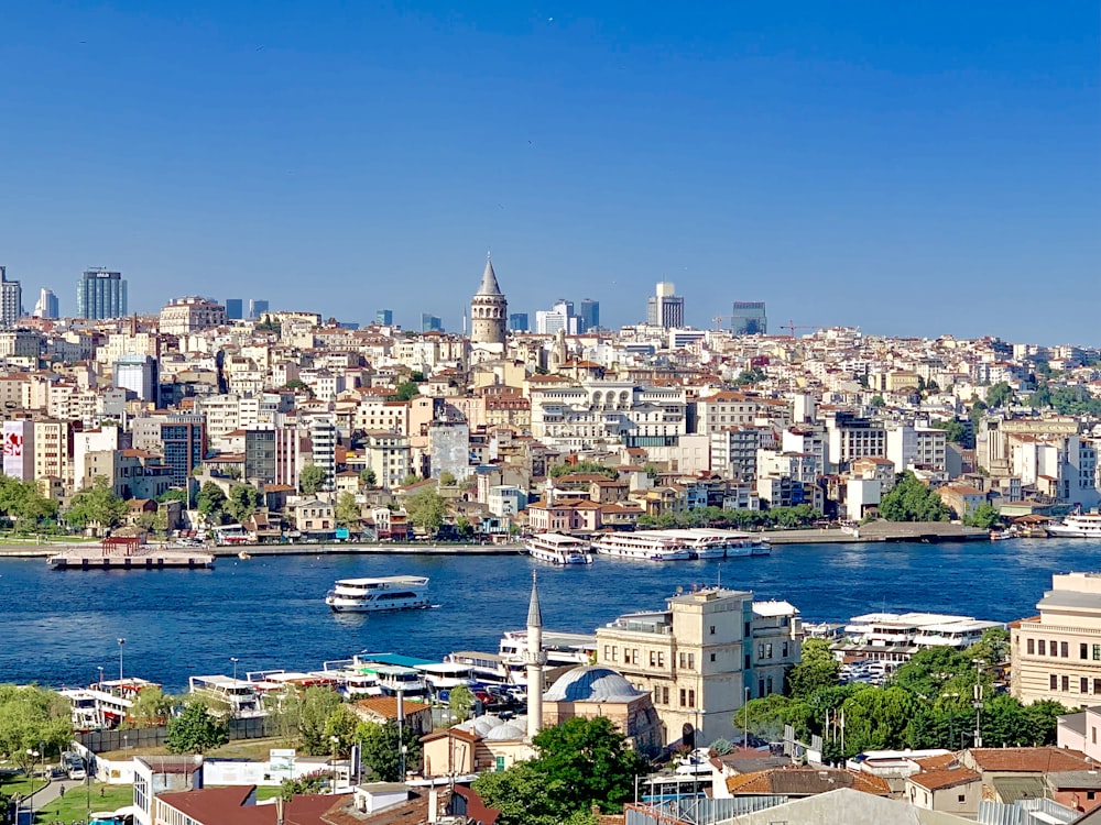 city buildings near body of water during daytime