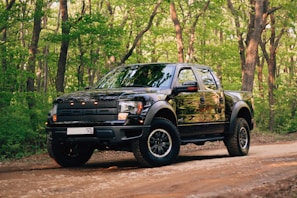 black and yellow chevrolet crew cab pickup truck parked on dirt road during daytime